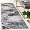 SAFAVIEH Area Rug 8×10 – Adirondack Collection – Large – Silver & Black, Modern Abstract Design, Non-Shedding & Easy Cleaning, Ideal for Living Room, Bedroom, Office, Dining Space (ADR112A)(Silver/Multi)
