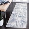 SAFAVIEH Area Rug 8×10 – Amelia Collection – Large – Grey & Blue, Modern Design, Non-Shedding & Easy Cleaning, Ideal for Living Room, Bedroom, Office, Dining Space (ALA449F)(Grey/Blue)