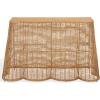 SAFAVIEH Couture – Jilliette Natural Rattan Console Table – Handwoven Boho Coastal Design – Sculptural Base – Fully Assembled – Ideal for Entryway, Living Room, 52″ W x 19.3″ D x 31.5″ H (CWK3024A)(Natural)