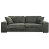 SAFAVIEH Couture – Oakleigh Sofa – Contemporary Style – Dark Green Chenille Upholstery – Ideal for Living Room, Family Room, 98″ W x 35″ D x 33″ H (SFV6121B)(Dark Green)