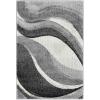 SAFAVIEH Hollywood Collection Area Rug – 5’3″ x 7’6″, Grey & Blue, Mid-Century Modern Design, Non-Shedding & Easy Care, Ideal for High Traffic Areas in Living Room, Bedroom (HLW766F)(Grey/Ivory)