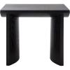 SAFAVIEH Home Collection – Bara Modern End Table, Black Rectangular Accent Side Table (ACC2316B)(Black)