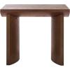 SAFAVIEH Home Collection – Bara Modern End Table, Black Rectangular Accent Side Table (ACC2316B)(Walnut)