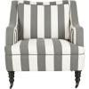 Safavieh Mercer Collection Homer Arm Chair, Grey/Blue