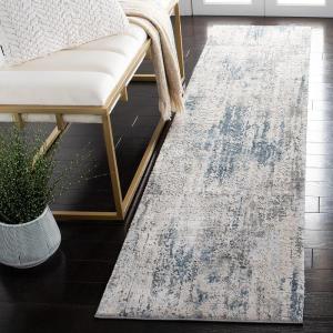 SAFAVIEH Area Rug 8×10 – Invista Collection – Large – Grey & Blue, Modern Abstract Design, Non-Shedding & Easy Cleaning, Ideal for Living Room, Bedroom, Office, Dining Space (INV486F)(Grey/Blue)