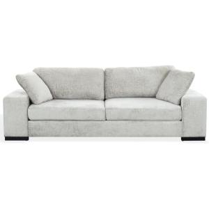 SAFAVIEH Couture – Oakleigh Sofa – Contemporary Style – Dark Green Chenille Upholstery – Ideal for Living Room, Family Room, 98″ W x 35″ D x 33″ H (SFV6121B)(Grey)