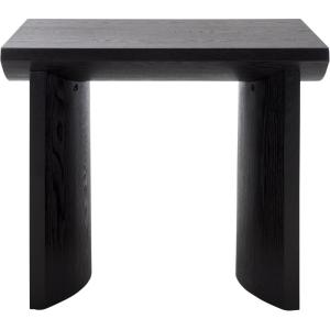SAFAVIEH Home Collection – Bara Modern End Table, Black Rectangular Accent Side Table (ACC2316B)(Black)