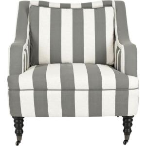 Safavieh Mercer Collection Homer Arm Chair, Grey/Blue
