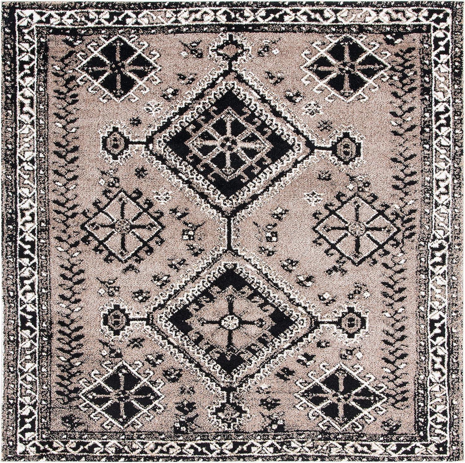 image:imageSAFAVIEH Area Rug 8x10 Vintage Hamadan Collection Large Orange amp Red Oriental Traditional Persian Design NonShedding amp Easy Cleaning Ideal for Living Room Bedroom Dining Space VTH293PBrownBlack