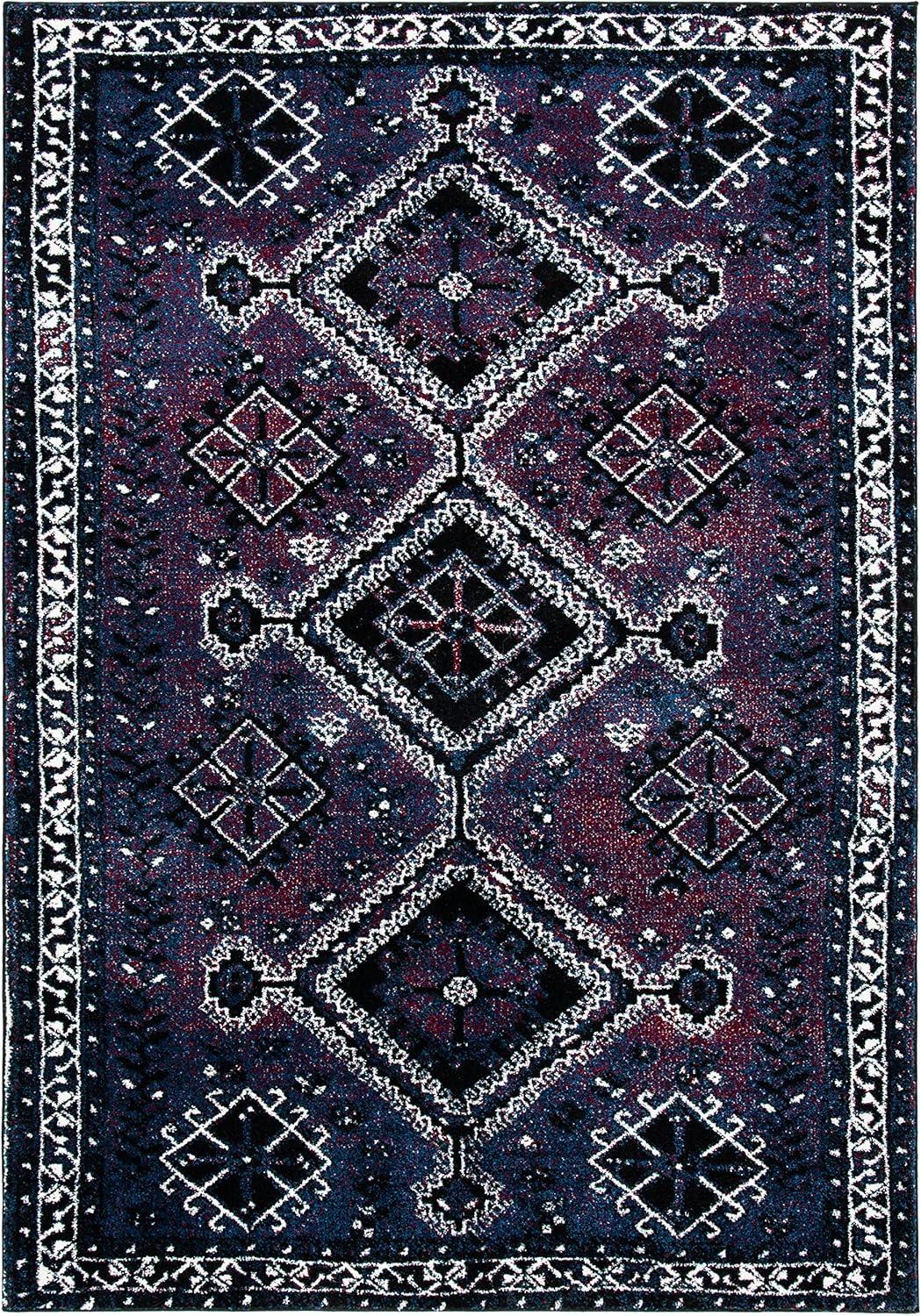 image:imageSAFAVIEH Area Rug 8x10 Vintage Hamadan Collection Large Orange amp Red Oriental Traditional Persian Design NonShedding amp Easy Cleaning Ideal for Living Room Bedroom Dining Space VTH293PPurpleBlack