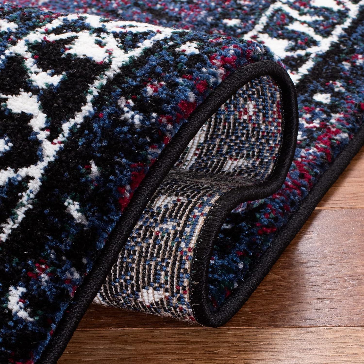 image:imageSAFAVIEH Area Rug 8x10 Vintage Hamadan Collection Large Orange amp Red Oriental Traditional Persian Design NonShedding amp Easy Cleaning Ideal for Living Room Bedroom Dining Space VTH293PPurpleBlack