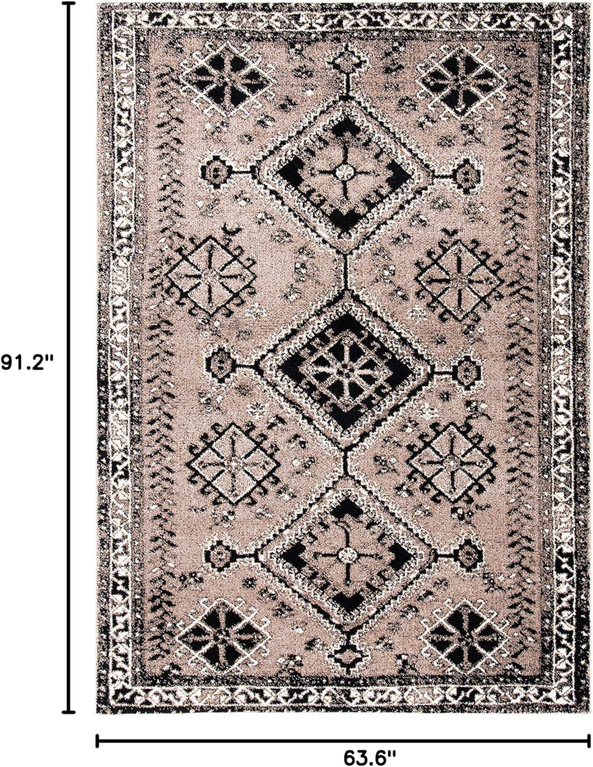 image:imageSAFAVIEH Area Rug 8x10 Vintage Hamadan Collection Large Orange amp Red Oriental Traditional Persian Design NonShedding amp Easy Cleaning Ideal for Living Room Bedroom Dining Space VTH293PBrownBlack