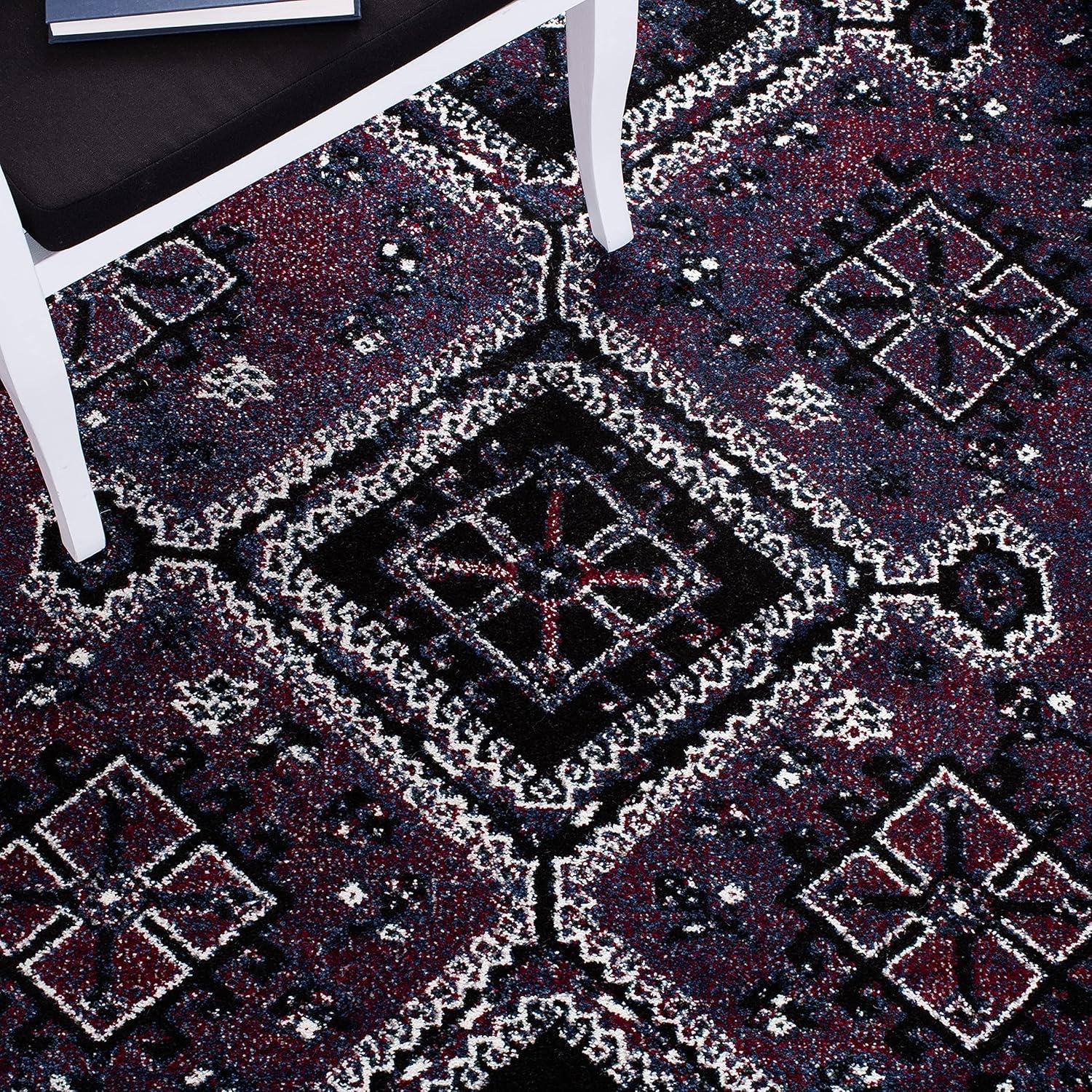 image:imageSAFAVIEH Area Rug 8x10 Vintage Hamadan Collection Large Orange amp Red Oriental Traditional Persian Design NonShedding amp Easy Cleaning Ideal for Living Room Bedroom Dining Space VTH293PPurpleBlack