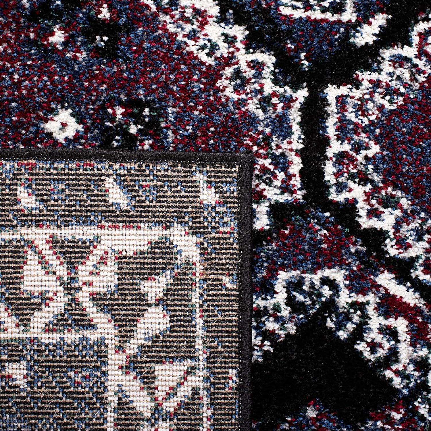 image:imageSAFAVIEH Area Rug 8x10 Vintage Hamadan Collection Large Orange amp Red Oriental Traditional Persian Design NonShedding amp Easy Cleaning Ideal for Living Room Bedroom Dining Space VTH293PPurpleBlack