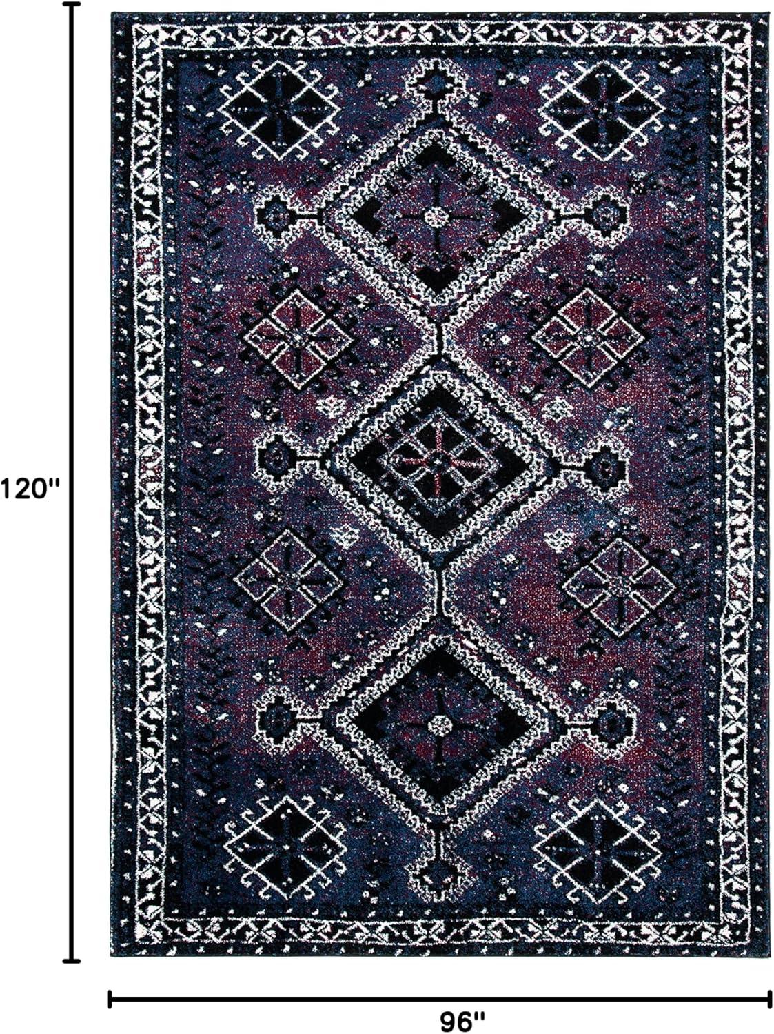 image:imageSAFAVIEH Area Rug 8x10 Vintage Hamadan Collection Large Orange amp Red Oriental Traditional Persian Design NonShedding amp Easy Cleaning Ideal for Living Room Bedroom Dining Space VTH293PPurpleBlack