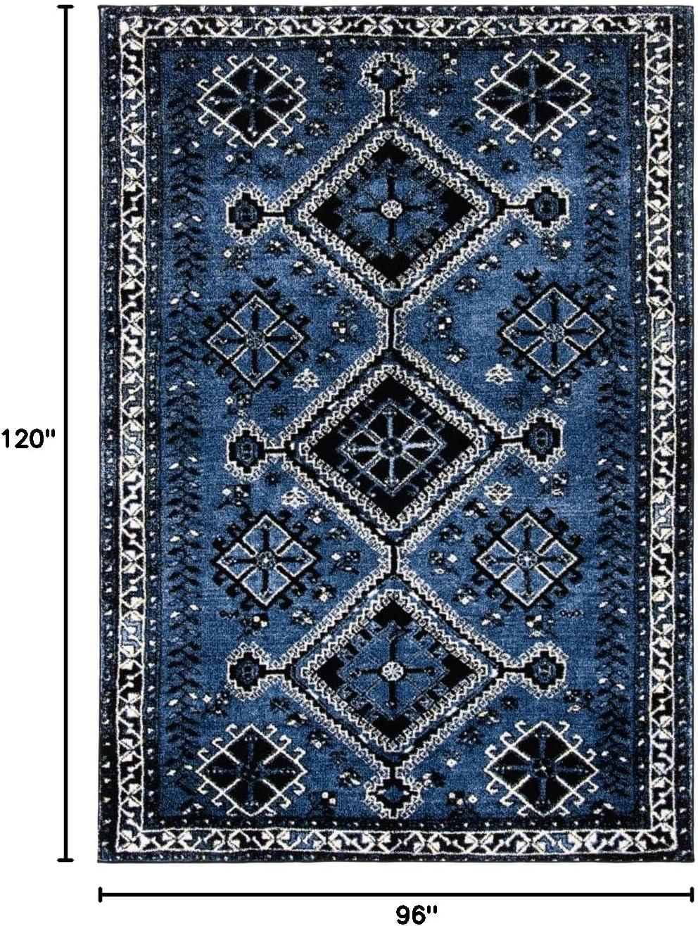 image:imageSAFAVIEH Area Rug 8x10 Vintage Hamadan Collection Large Orange amp Red Oriental Traditional Persian Design NonShedding amp Easy Cleaning Ideal for Living Room Bedroom Dining Space VTH293PBlueBlack