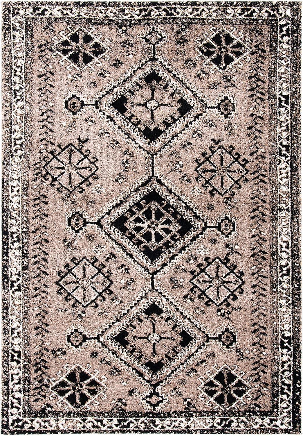 image:imageSAFAVIEH Area Rug 8x10 Vintage Hamadan Collection Large Orange amp Red Oriental Traditional Persian Design NonShedding amp Easy Cleaning Ideal for Living Room Bedroom Dining Space VTH293PBrownBlack