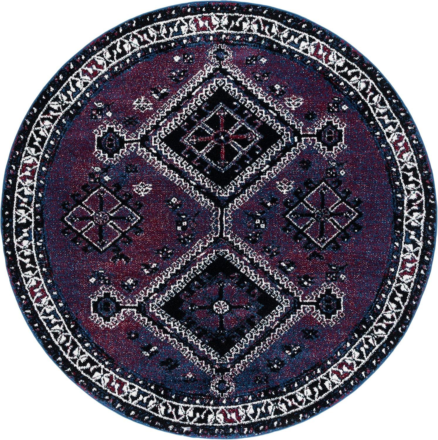 image:imageSAFAVIEH Area Rug 8x10 Vintage Hamadan Collection Large Orange amp Red Oriental Traditional Persian Design NonShedding amp Easy Cleaning Ideal for Living Room Bedroom Dining Space VTH293PPurpleBlack