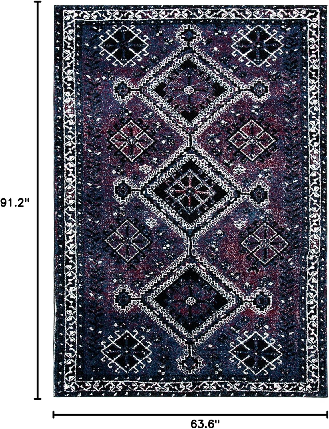 image:imageSAFAVIEH Area Rug 8x10 Vintage Hamadan Collection Large Orange amp Red Oriental Traditional Persian Design NonShedding amp Easy Cleaning Ideal for Living Room Bedroom Dining Space VTH293PPurpleBlack