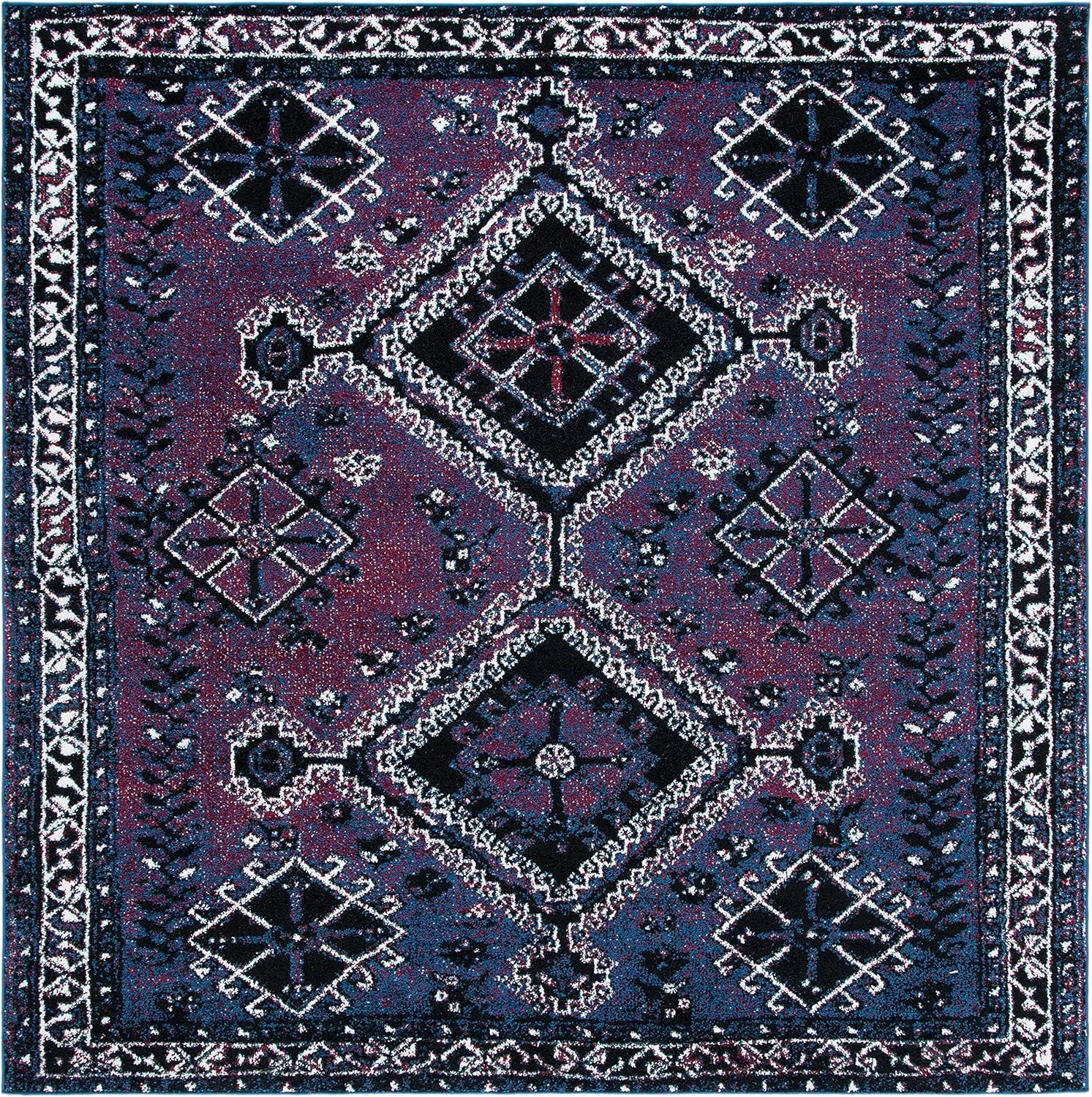 image:imageSAFAVIEH Area Rug 8x10 Vintage Hamadan Collection Large Orange amp Red Oriental Traditional Persian Design NonShedding amp Easy Cleaning Ideal for Living Room Bedroom Dining Space VTH293PPurpleBlack