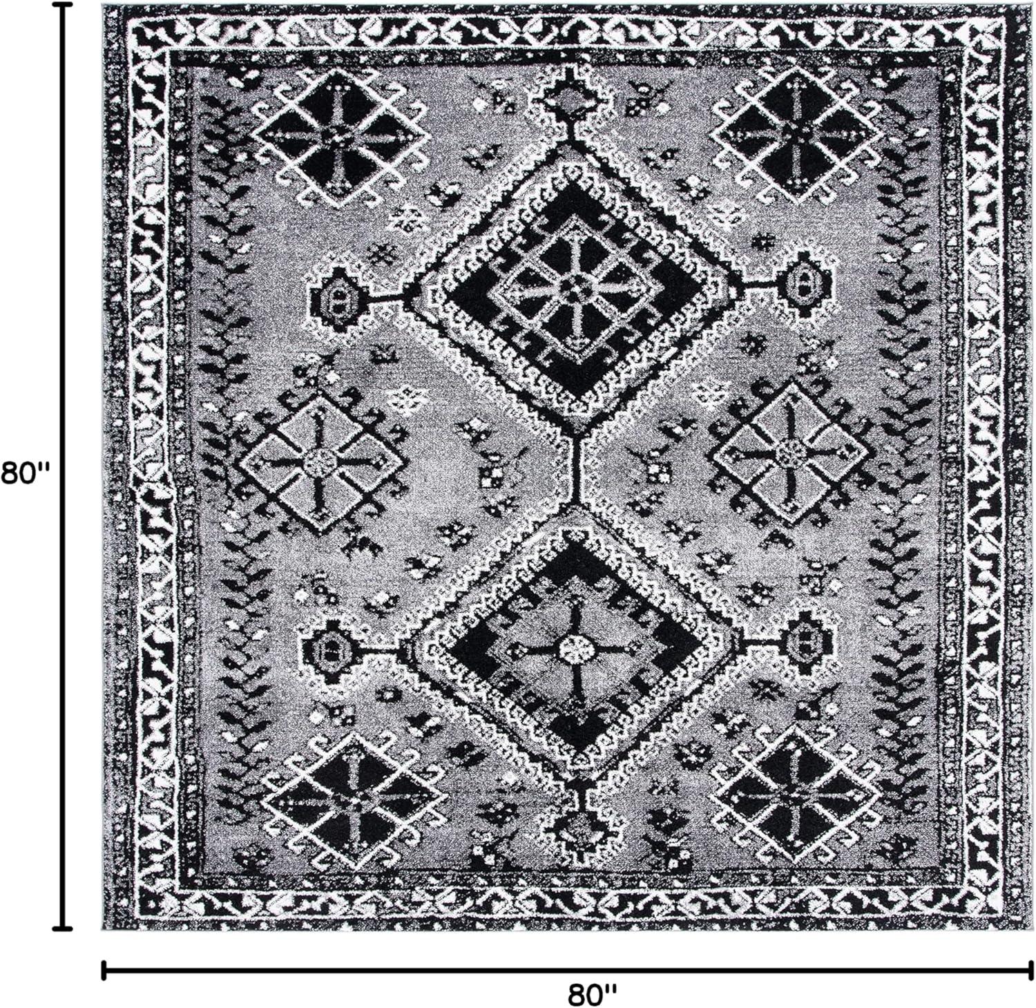 image:imageSAFAVIEH Area Rug 8x10 Vintage Hamadan Collection Large Orange amp Red Oriental Traditional Persian Design NonShedding amp Easy Cleaning Ideal for Living Room Bedroom Dining Space VTH293PGreyBlack