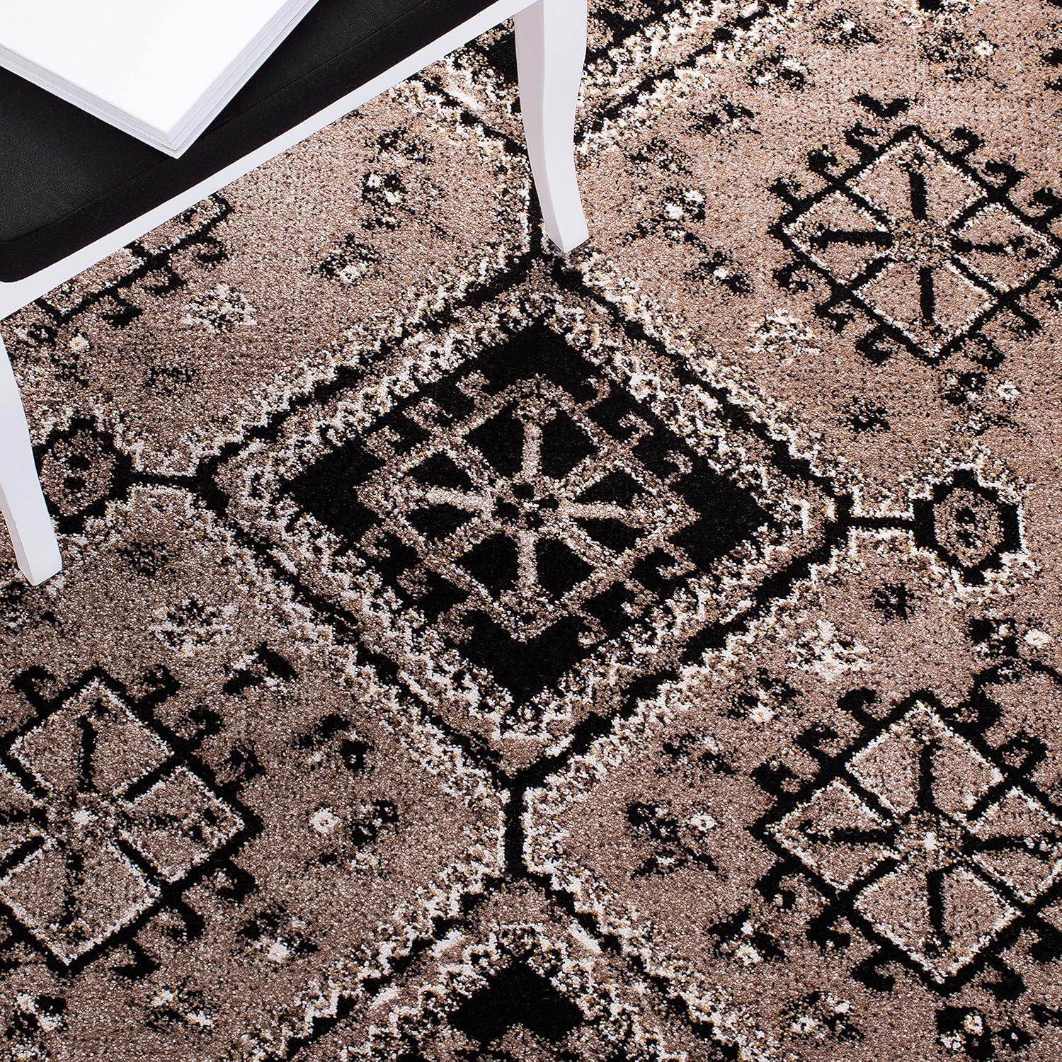 image:imageSAFAVIEH Area Rug 8x10 Vintage Hamadan Collection Large Orange amp Red Oriental Traditional Persian Design NonShedding amp Easy Cleaning Ideal for Living Room Bedroom Dining Space VTH293PBrownBlack