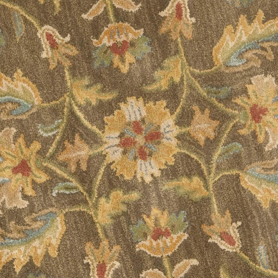image:imageSAFAVIEH Heritage Collection Area Rug 5 x 8 Green amp Beige Handmade Traditional Oriental Wool Ideal for High Traffic Areas in Living Room Bedroom HG964AGreenBeige