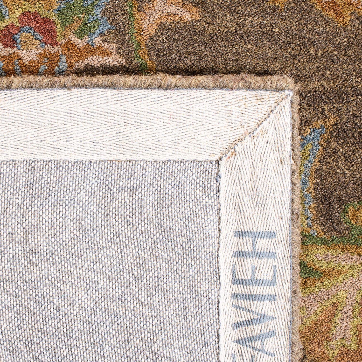 image:imageSAFAVIEH Heritage Collection Area Rug 5 x 8 Green amp Beige Handmade Traditional Oriental Wool Ideal for High Traffic Areas in Living Room Bedroom HG964AGreenBeige