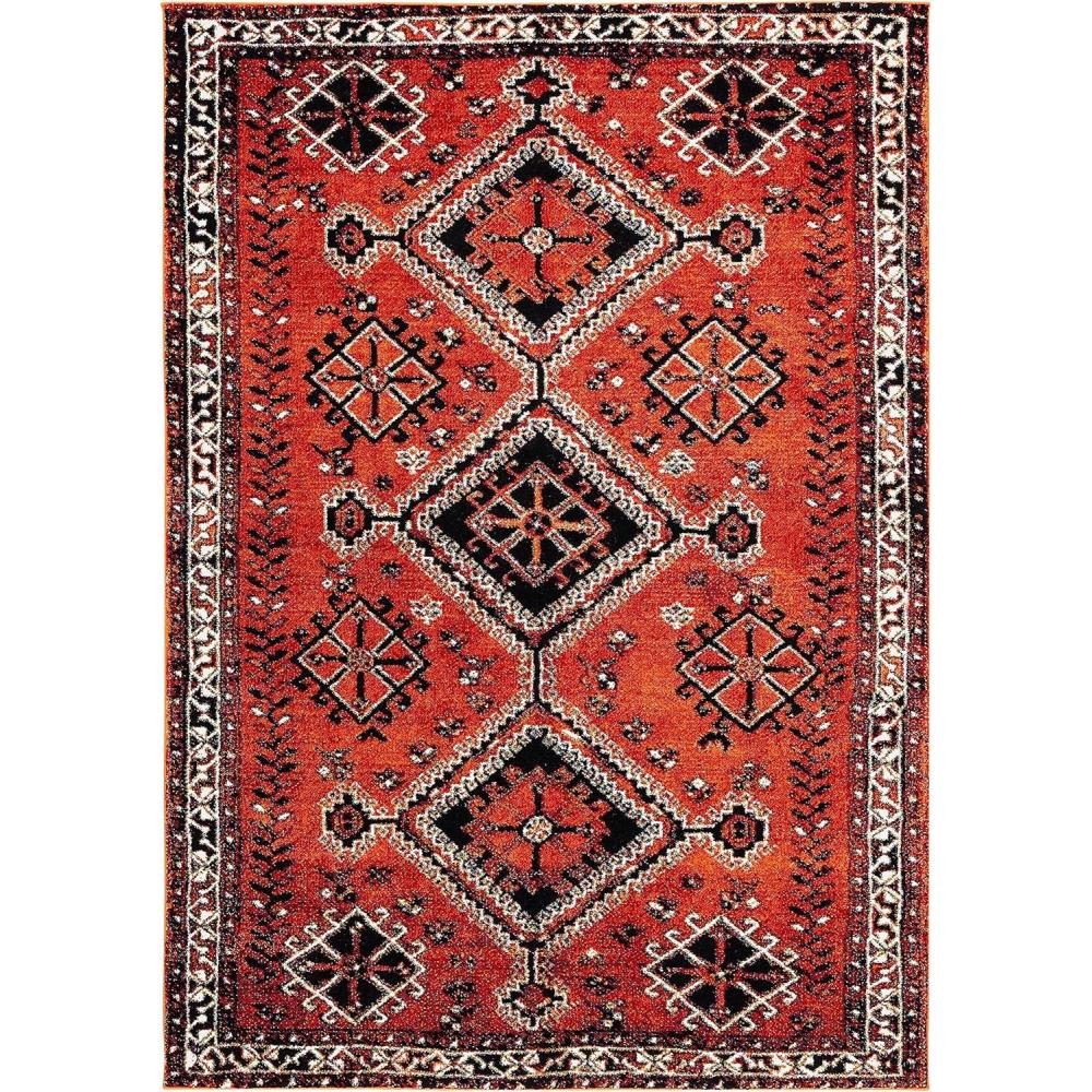 image:imageSAFAVIEH Area Rug 8x10 Vintage Hamadan Collection Large Orange amp Red Oriental Traditional Persian Design NonShedding amp Easy Cleaning Ideal for Living Room Bedroom Dining Space VTH293POrangeRed
