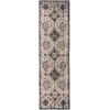 SAFAVIEH Area Rug 8×10 – Vintage Hamadan Collection – Large – Orange & Red, Oriental Traditional Persian Design, Non-Shedding & Easy Cleaning, Ideal for Living Room, Bedroom, Dining Space (VTH293P)(Brown/Black)