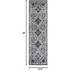 SAFAVIEH Area Rug 8×10 – Vintage Hamadan Collection – Large – Orange & Red, Oriental Traditional Persian Design, Non-Shedding & Easy Cleaning, Ideal for Living Room, Bedroom, Dining Space (VTH293P)(Grey/Black)