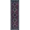 SAFAVIEH Area Rug 8×10 – Vintage Hamadan Collection – Large – Orange & Red, Oriental Traditional Persian Design, Non-Shedding & Easy Cleaning, Ideal for Living Room, Bedroom, Dining Space (VTH293P)(Purple/Black)