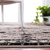 SAFAVIEH Area Rug 8×10 – Vintage Hamadan Collection – Large – Orange & Red, Oriental Traditional Persian Design, Non-Shedding & Easy Cleaning, Ideal for Living Room, Bedroom, Dining Space (VTH293P)(Brown/Black)