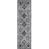 SAFAVIEH Area Rug 8×10 – Vintage Hamadan Collection – Large – Orange & Red, Oriental Traditional Persian Design, Non-Shedding & Easy Cleaning, Ideal for Living Room, Bedroom, Dining Space (VTH293P)(Grey/Black)