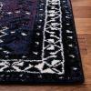 SAFAVIEH Area Rug 8×10 – Vintage Hamadan Collection – Large – Orange & Red, Oriental Traditional Persian Design, Non-Shedding & Easy Cleaning, Ideal for Living Room, Bedroom, Dining Space (VTH293P)(Purple/Black)