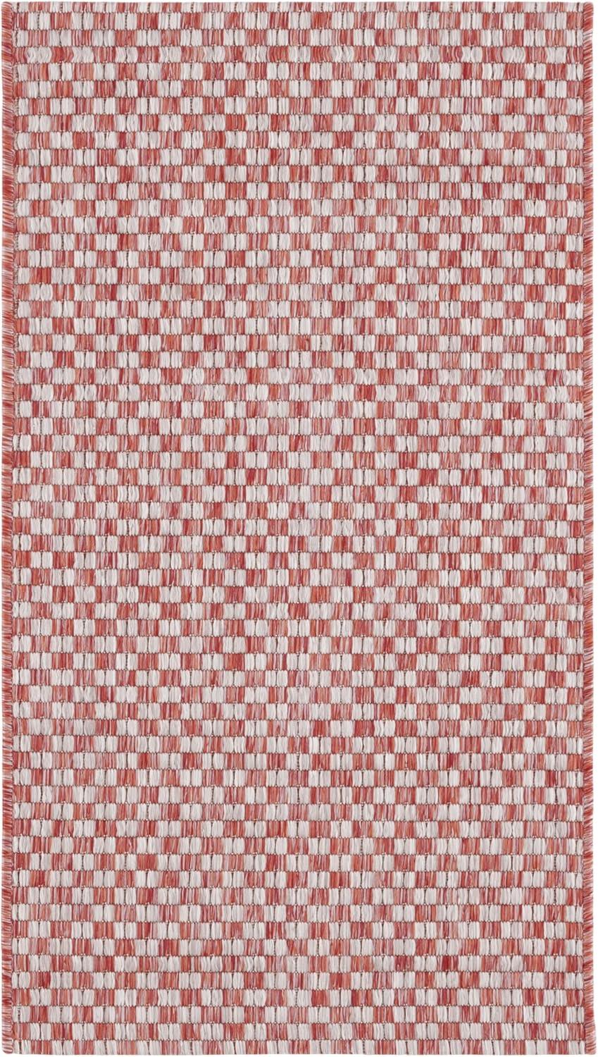 image:imageSAFAVIEH Washable Rug Outdoor Courtyard Collection 8 x 10 Light Blue amp Light Grey NonShedding amp Easy Cleaning Ideal for Patio Backyard Mudroom DIning Space CY865337121RustLight Grey