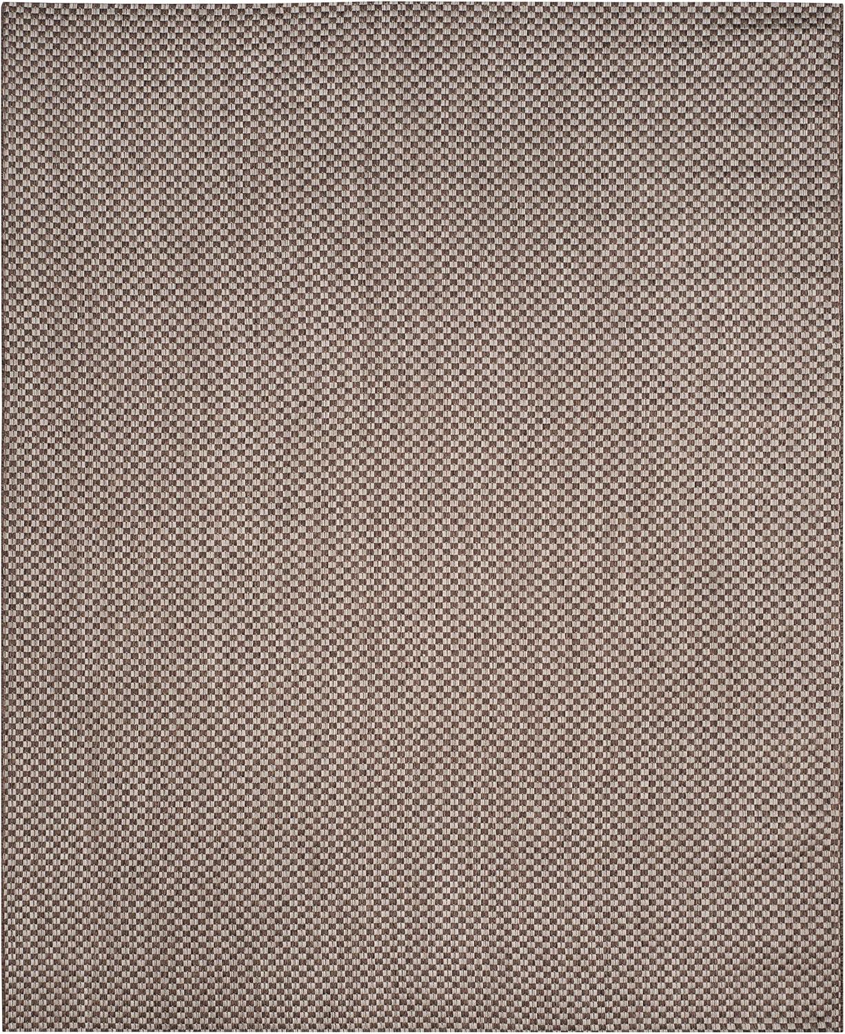 image:imageSAFAVIEH Washable Rug Outdoor Courtyard Collection 8 x 10 Light Blue amp Light Grey NonShedding amp Easy Cleaning Ideal for Patio Backyard Mudroom DIning Space CY865337121Light BrownLight Grey