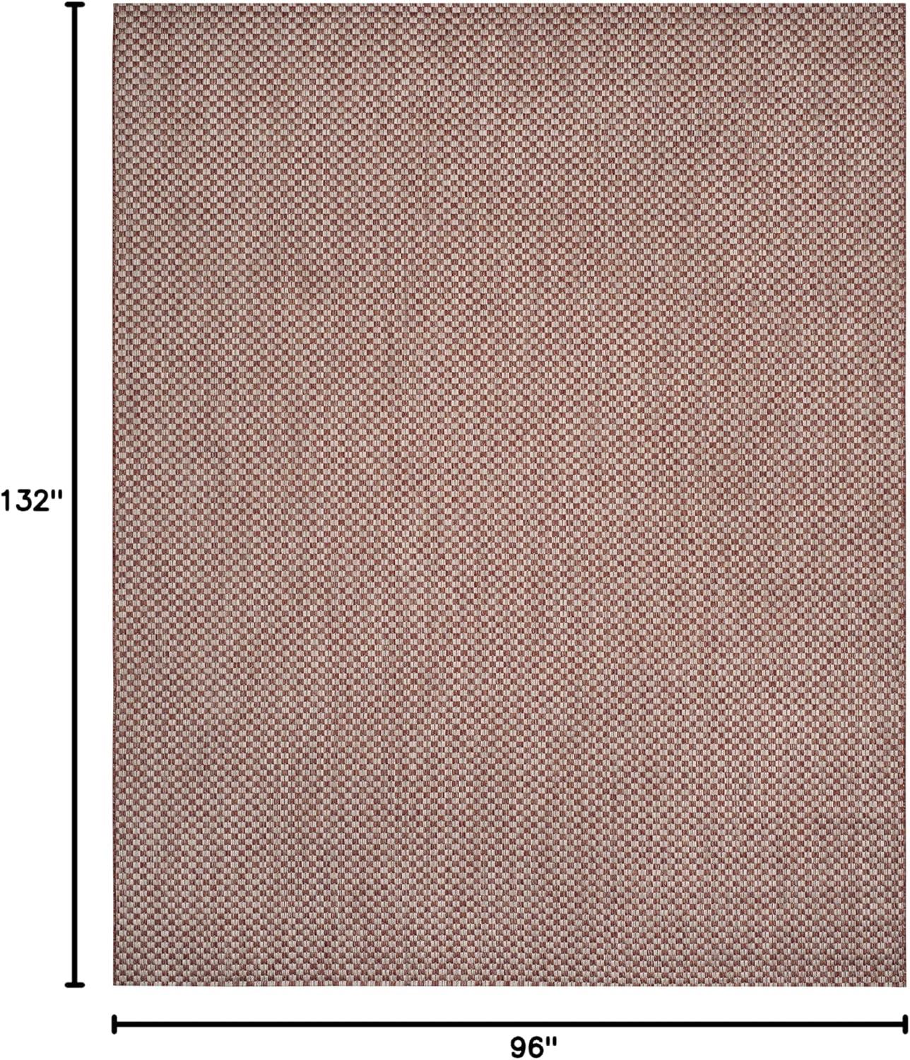 image:imageSAFAVIEH Washable Rug Outdoor Courtyard Collection 8 x 10 Light Blue amp Light Grey NonShedding amp Easy Cleaning Ideal for Patio Backyard Mudroom DIning Space CY865337121RustLight Grey