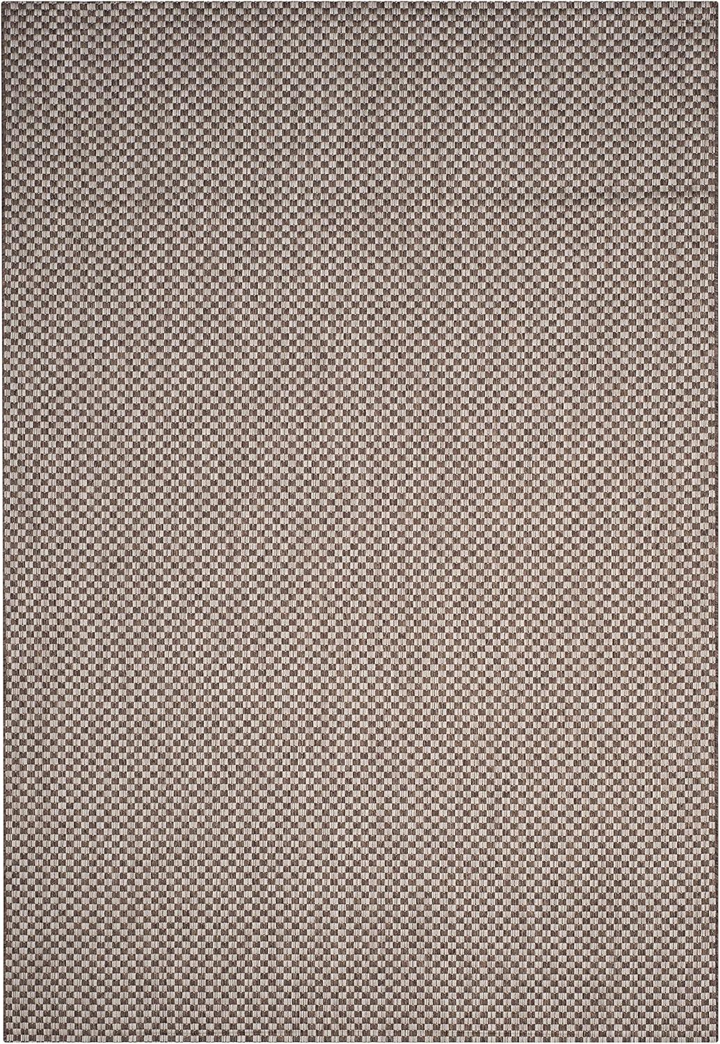 image:imageSAFAVIEH Washable Rug Outdoor Courtyard Collection 8 x 10 Light Blue amp Light Grey NonShedding amp Easy Cleaning Ideal for Patio Backyard Mudroom DIning Space CY865337121Light BrownLight Grey