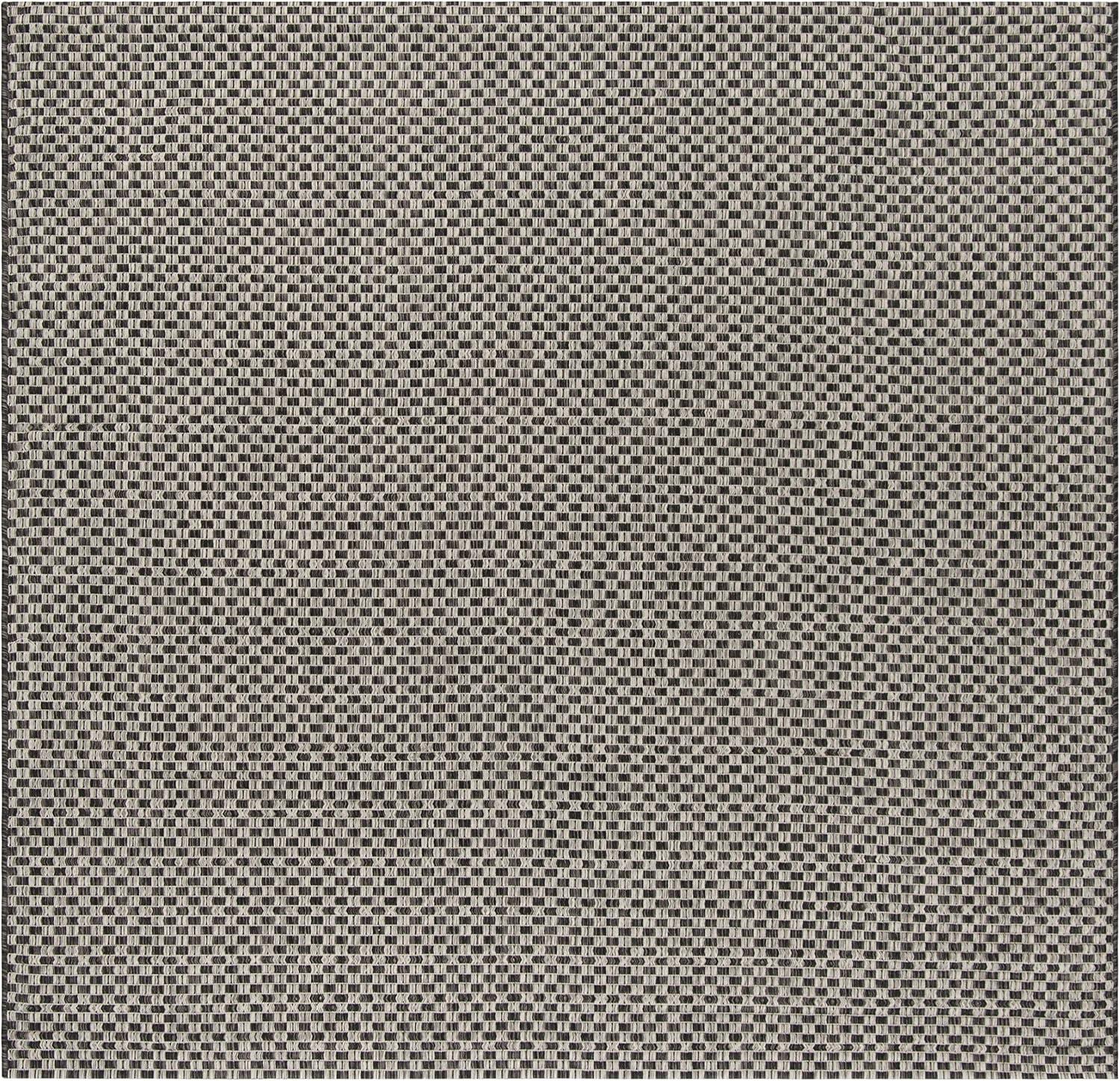 image:imageSAFAVIEH Washable Rug Outdoor Courtyard Collection 8 x 10 Light Blue amp Light Grey NonShedding amp Easy Cleaning Ideal for Patio Backyard Mudroom DIning Space CY865337121BlackLight Grey