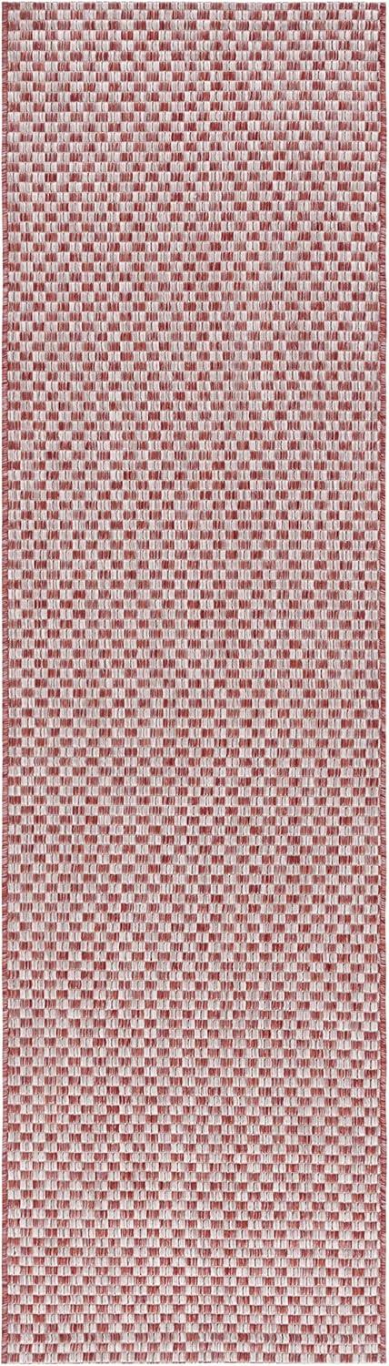 image:imageSAFAVIEH Washable Rug Outdoor Courtyard Collection 8 x 10 Light Blue amp Light Grey NonShedding amp Easy Cleaning Ideal for Patio Backyard Mudroom DIning Space CY865337121RustLight Grey