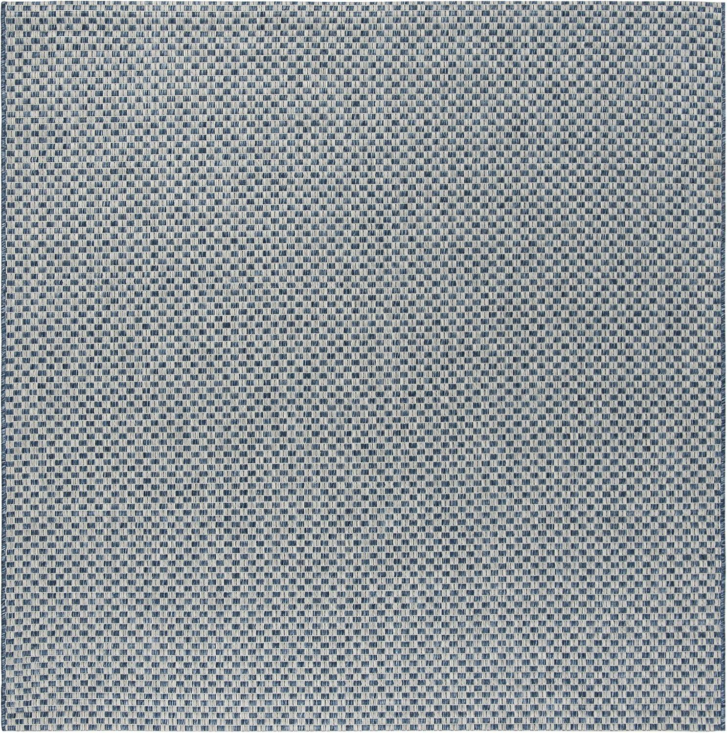 image:imageSAFAVIEH Washable Rug Outdoor Courtyard Collection 8 x 10 Light Blue amp Light Grey NonShedding amp Easy Cleaning Ideal for Patio Backyard Mudroom DIning Space CY865337121BlueLight Grey