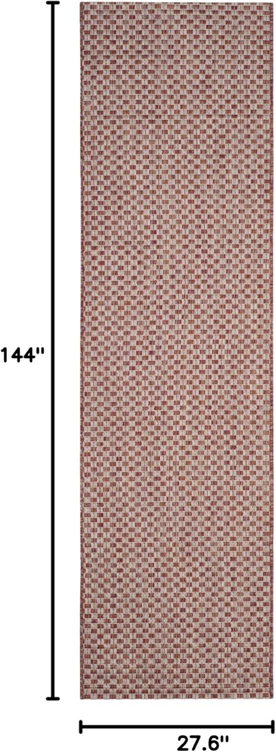 image:imageSAFAVIEH Washable Rug Outdoor Courtyard Collection 8 x 10 Light Blue amp Light Grey NonShedding amp Easy Cleaning Ideal for Patio Backyard Mudroom DIning Space CY865337121RustLight Grey