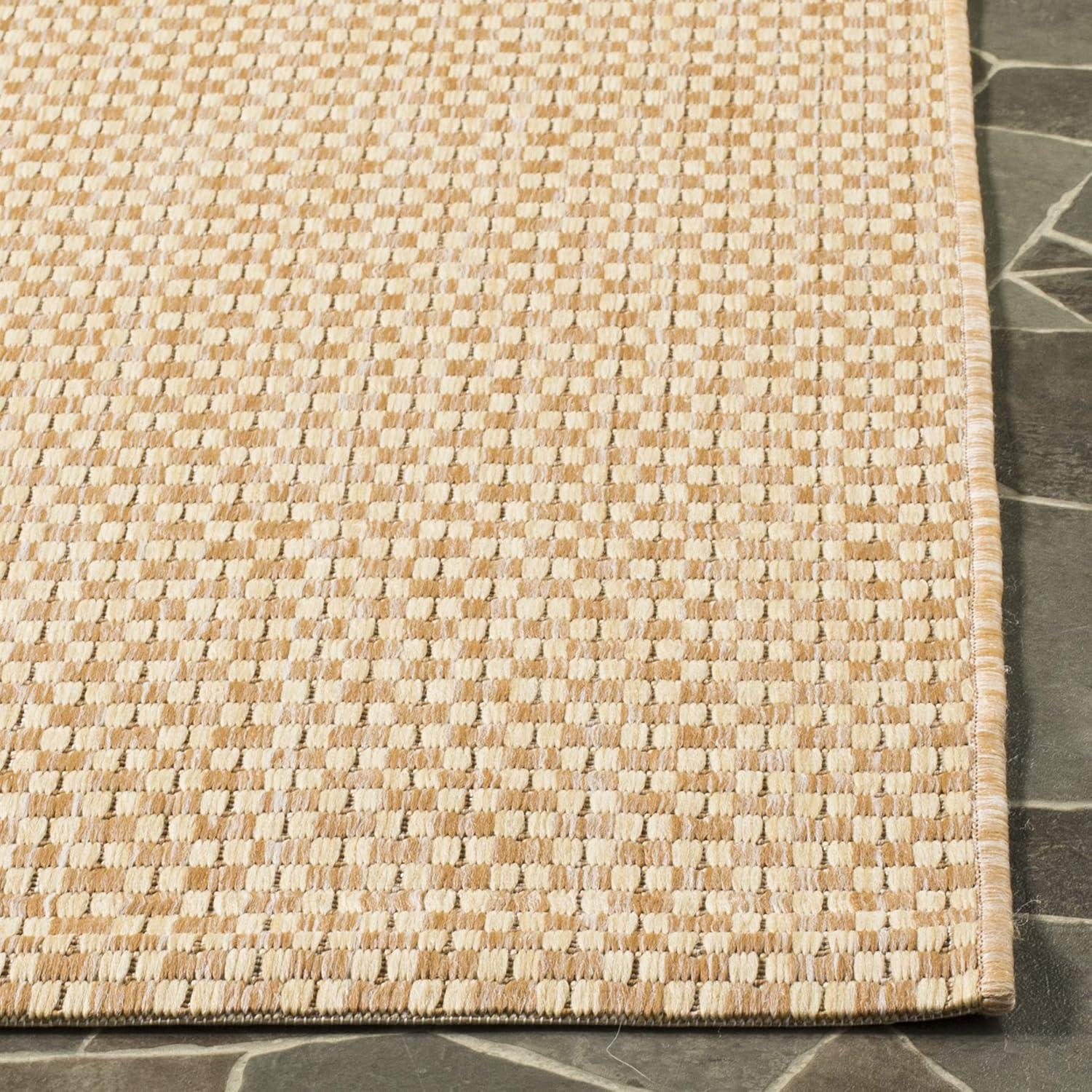 image:imageSAFAVIEH Washable Rug Outdoor Courtyard Collection 8 x 10 Light Blue amp Light Grey NonShedding amp Easy Cleaning Ideal for Patio Backyard Mudroom DIning Space CY865337121Light BrownLight Grey