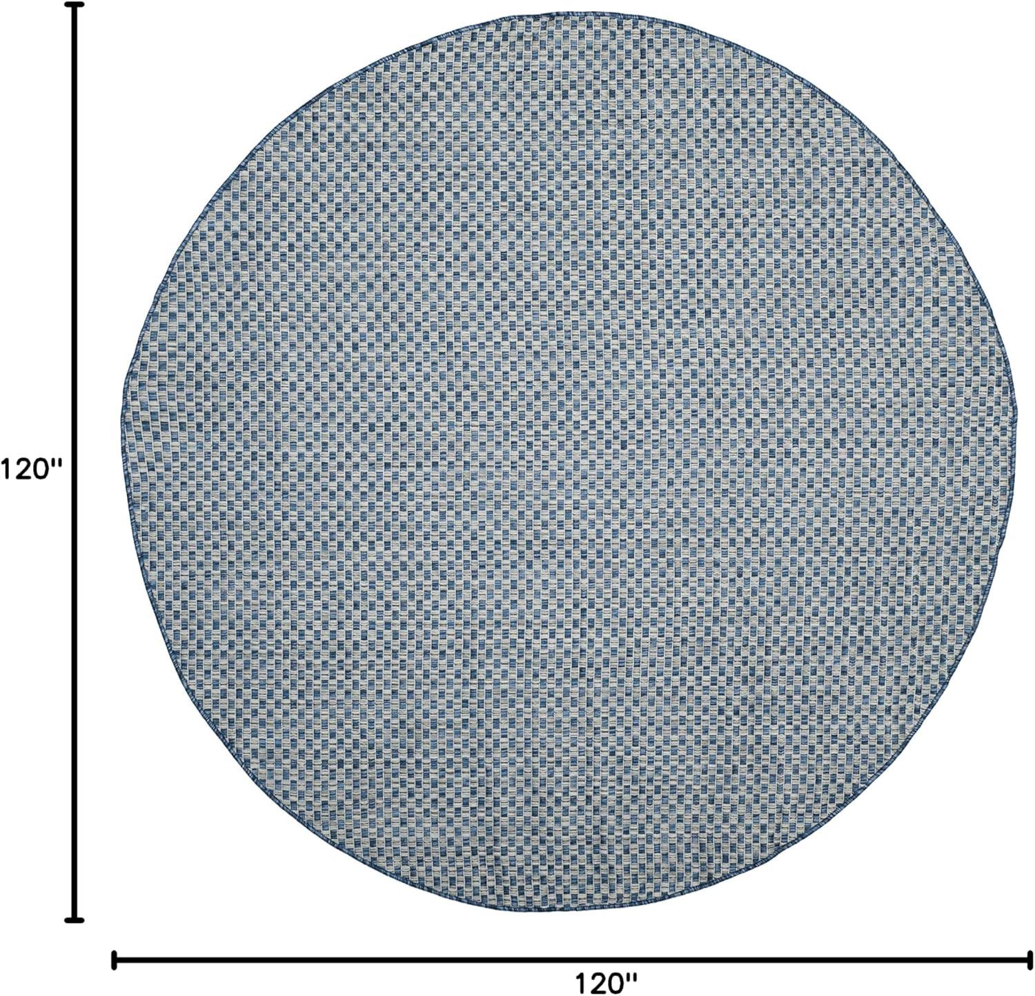 image:imageSAFAVIEH Washable Rug Outdoor Courtyard Collection 8 x 10 Light Blue amp Light Grey NonShedding amp Easy Cleaning Ideal for Patio Backyard Mudroom DIning Space CY865337121BlueLight Grey