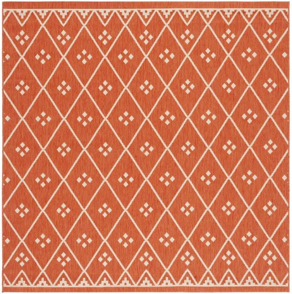 image:imageSAFAVIEH Washable Rug Outdoor Courtyard Collection 9 x 12 Terracotta amp Light Beige NonShedding amp Easy Cleaning Ideal for Patio Backyard Mudroom CY6303231TerracottaLight Beige
