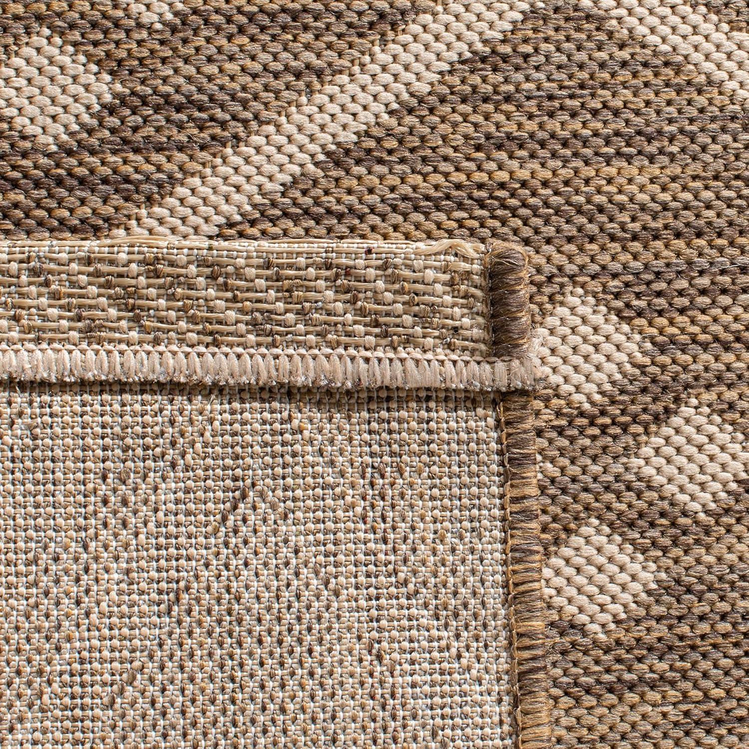 image:imageSAFAVIEH Washable Rug Outdoor Courtyard Collection 9 x 12 Terracotta amp Light Beige NonShedding amp Easy Cleaning Ideal for Patio Backyard Mudroom CY6303231BrownLight Beige