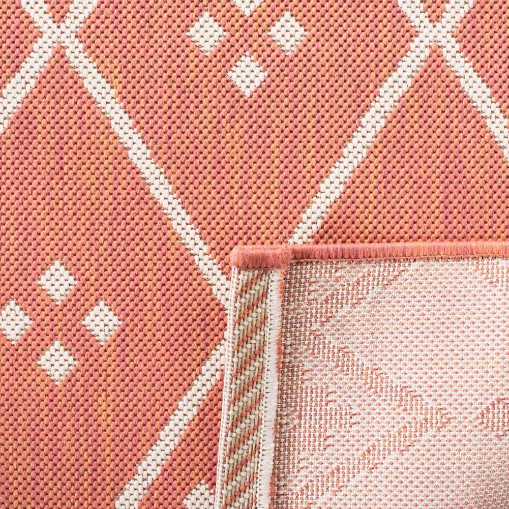 image:imageSAFAVIEH Washable Rug Outdoor Courtyard Collection 9 x 12 Terracotta amp Light Beige NonShedding amp Easy Cleaning Ideal for Patio Backyard Mudroom CY6303231TerracottaLight Beige
