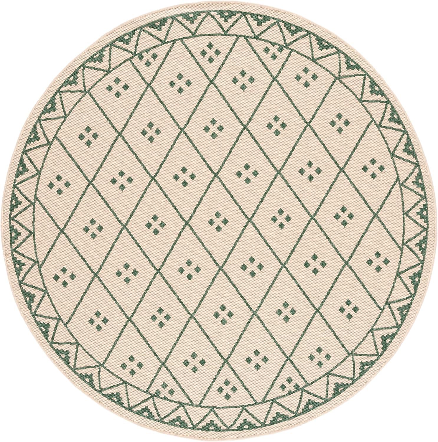 image:imageSAFAVIEH Washable Rug Outdoor Courtyard Collection 9 x 12 Terracotta amp Light Beige NonShedding amp Easy Cleaning Ideal for Patio Backyard Mudroom CY6303231BeigeGreen