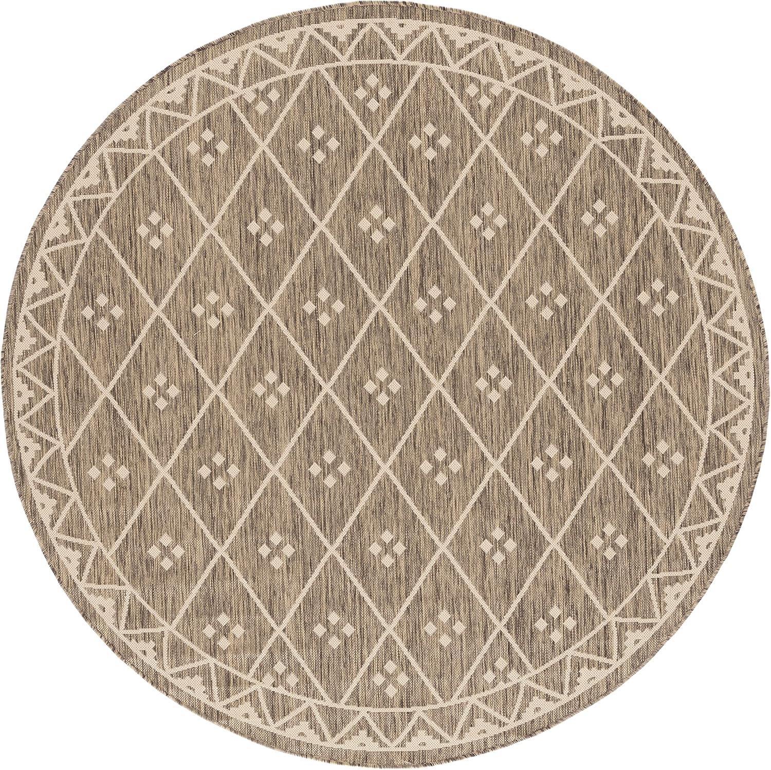 image:imageSAFAVIEH Washable Rug Outdoor Courtyard Collection 9 x 12 Terracotta amp Light Beige NonShedding amp Easy Cleaning Ideal for Patio Backyard Mudroom CY6303231BrownLight Beige